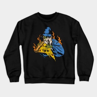 Pizza death Crewneck Sweatshirt